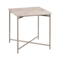 Large Stone Top Nesting Table - Beige