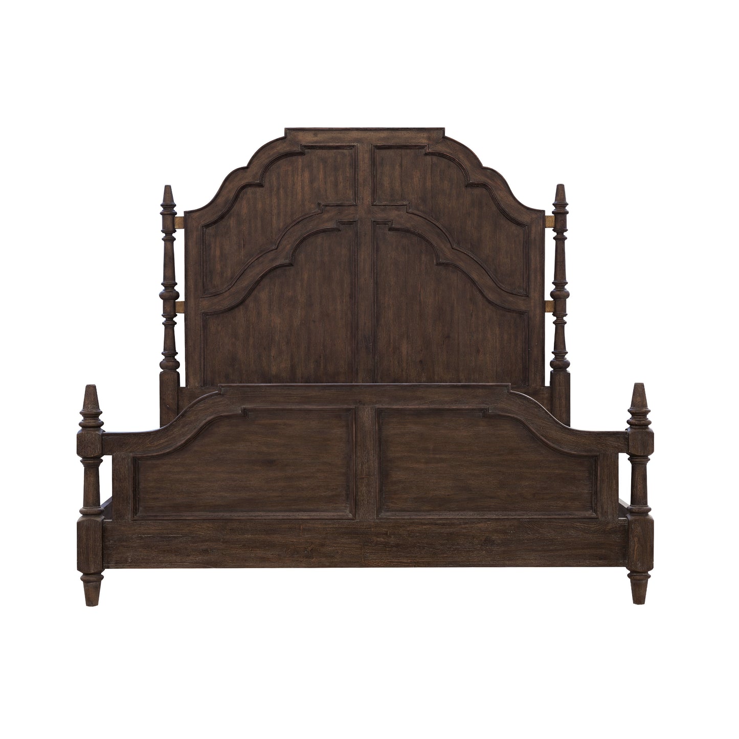 Revival Row - King Panel Bed - Brown