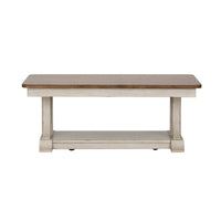 Farmhouse Reimagined - Rectangular Cocktail Table - White