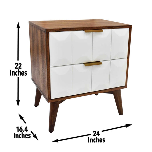 Ginny - Nightstand - Dark Brown