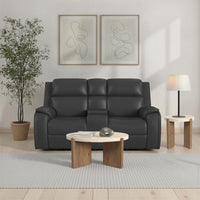 Ziggy - Power Reclining Loveseat With Console, Power Headrest, Lumbar, Heat & Massage