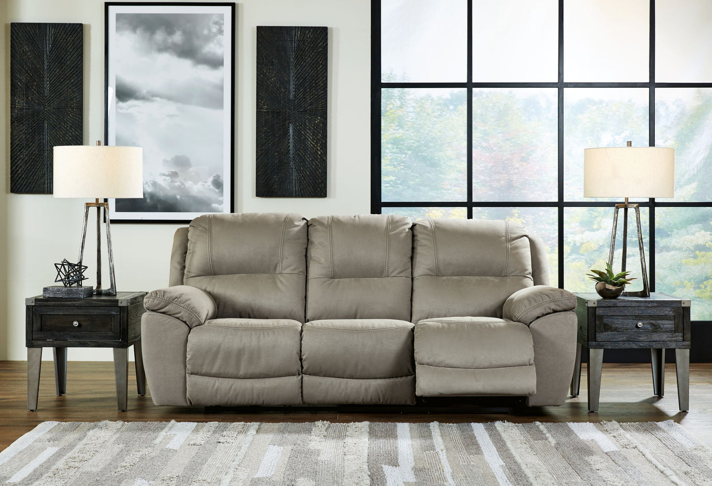 Next-Gen Gaucho - 2 Pc. - Reclining Sofa, Loveseat - Putty