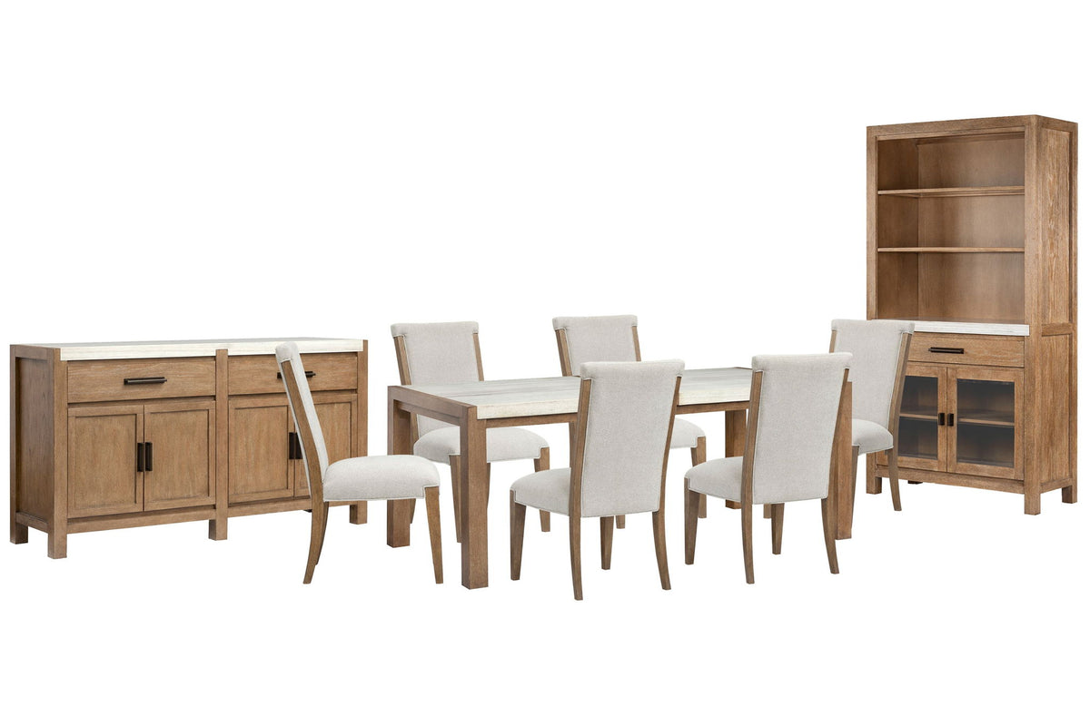 Plum Creek - 9 Piece Rectangular Dining Table Set
