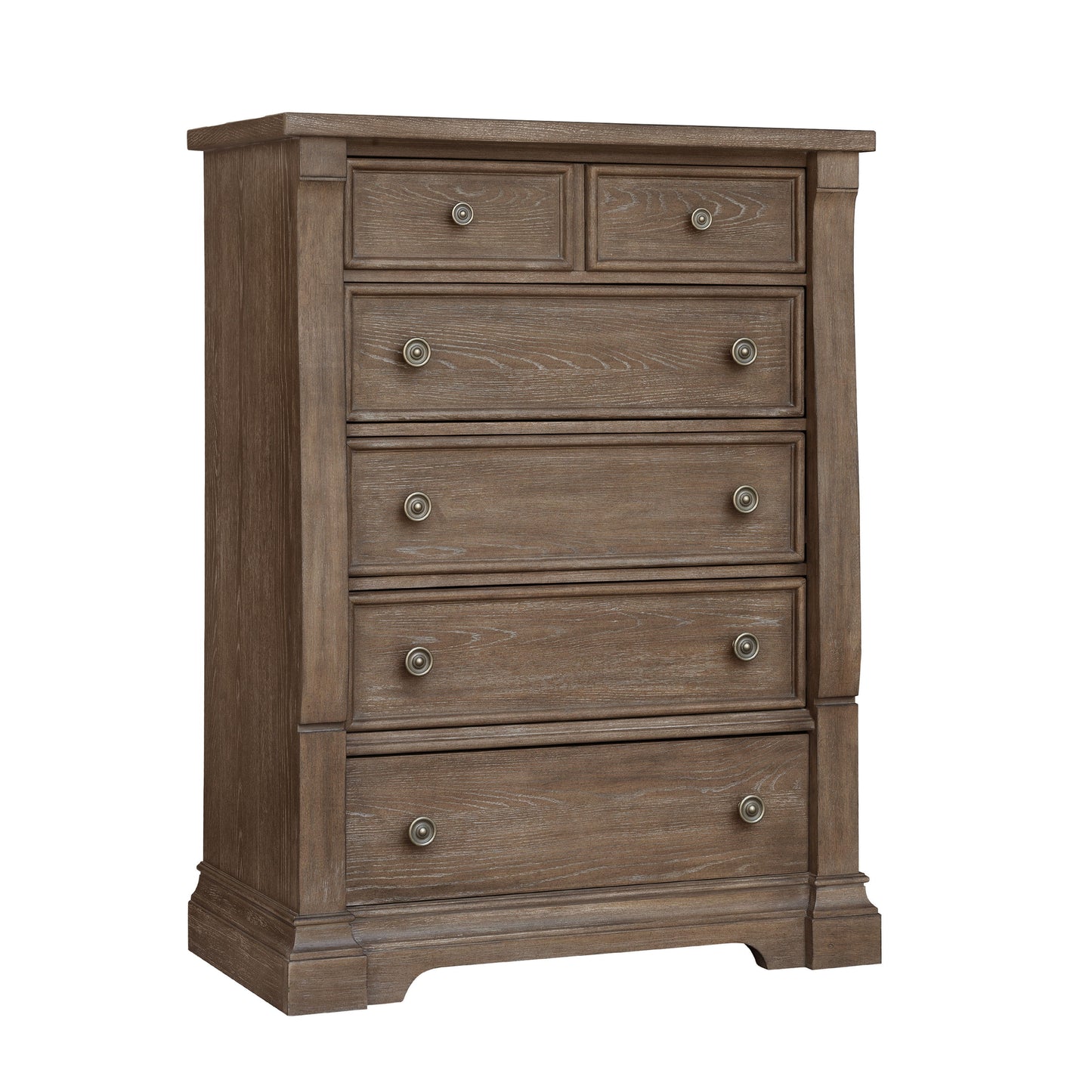 Lawson's Creek - 5-Drawer Chest - Dark Brown