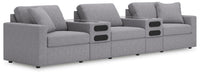 Modmax - Straight Sectional - Granite
