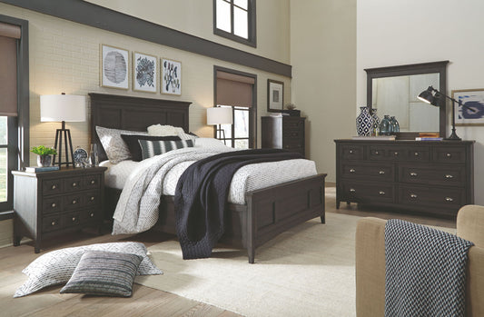 Westley Falls - Drawer Nightstand - Graphite