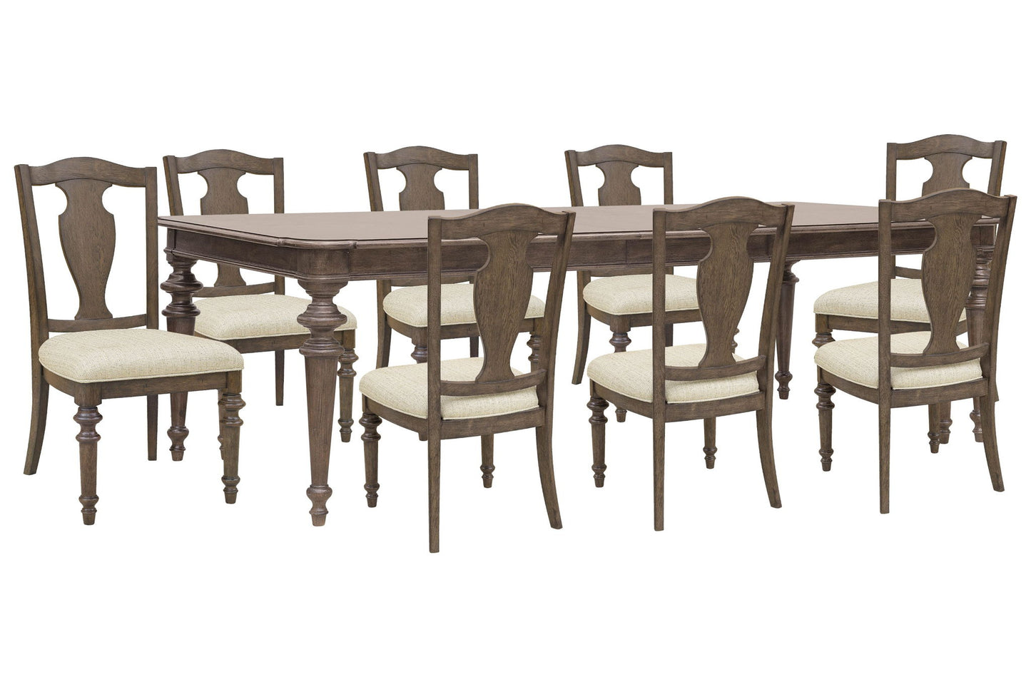 Saddle Creek - Extendable Leg Dining Table Set