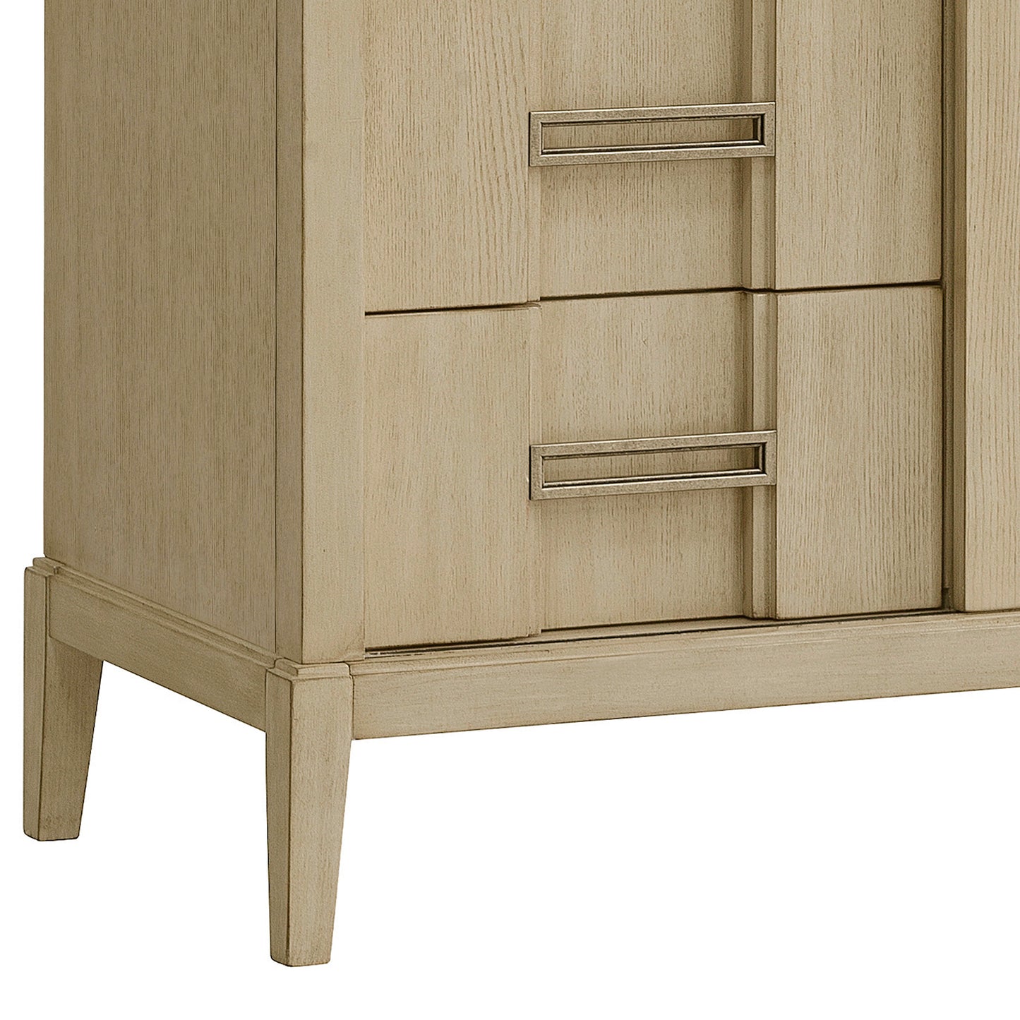 Kendall - Sliding Door Chest With Drawers - Light Brown