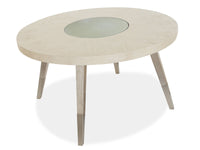 Lenox - Round Dining Table - Warm Silver