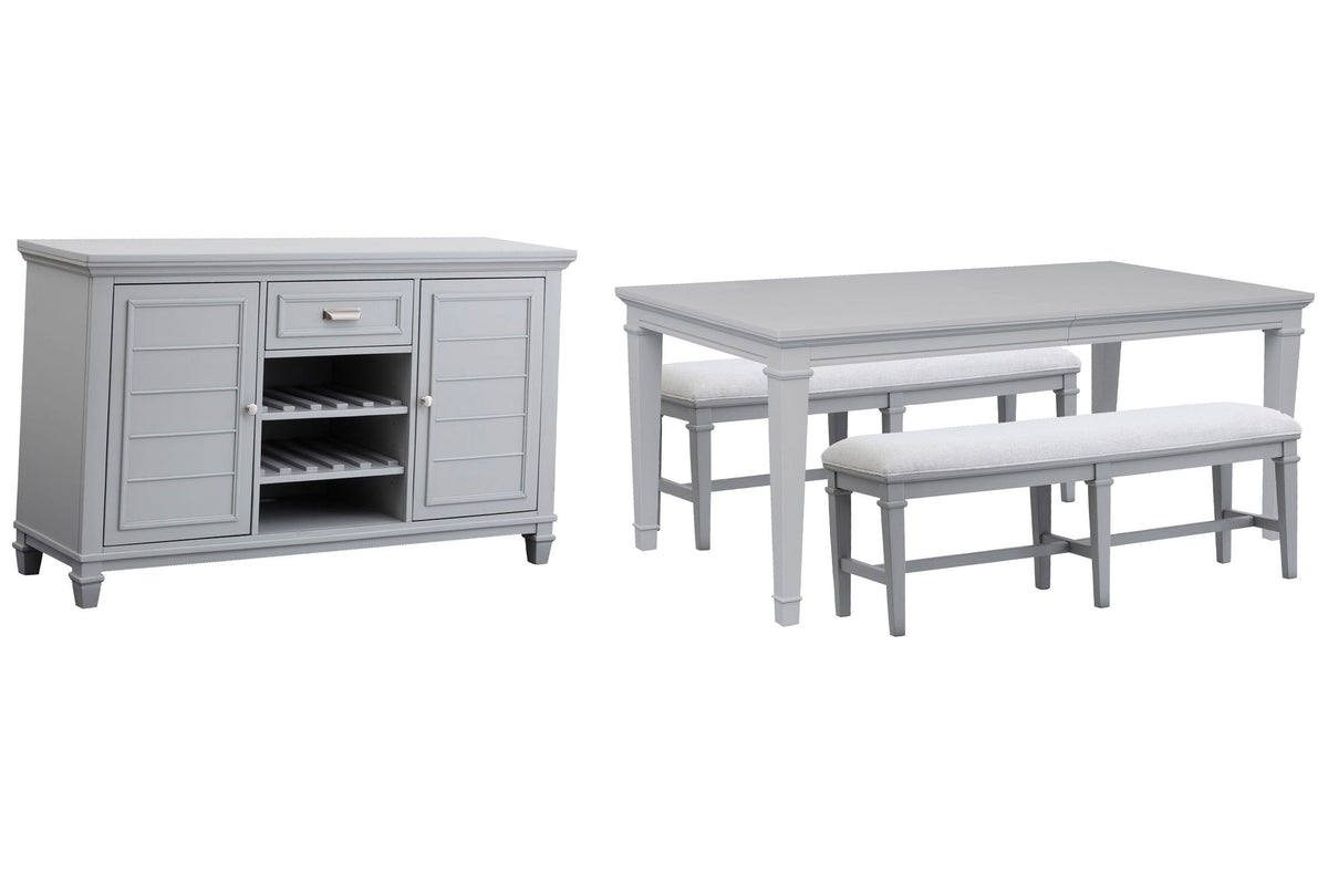 Charleston - Extendable Rectangular Dining Table Set