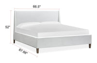 Lindon - Complete Upholstered Island Bed
