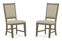 Paxton Place - Step Upholstered Side Chair (Set of 2) - Dovetail Gray