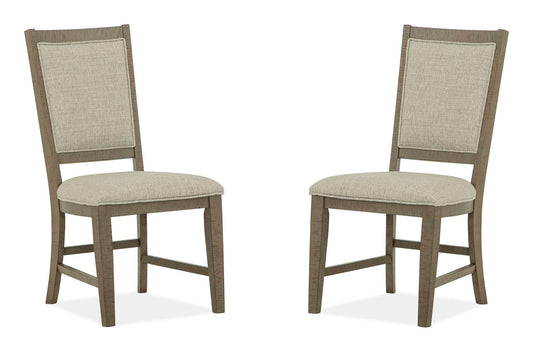 Paxton Place - Step Upholstered Side Chair (Set of 2) - Dovetail Gray