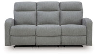 Gauntlet - 2 Pc. - Reclining Sofa And Loveseat - Sterling