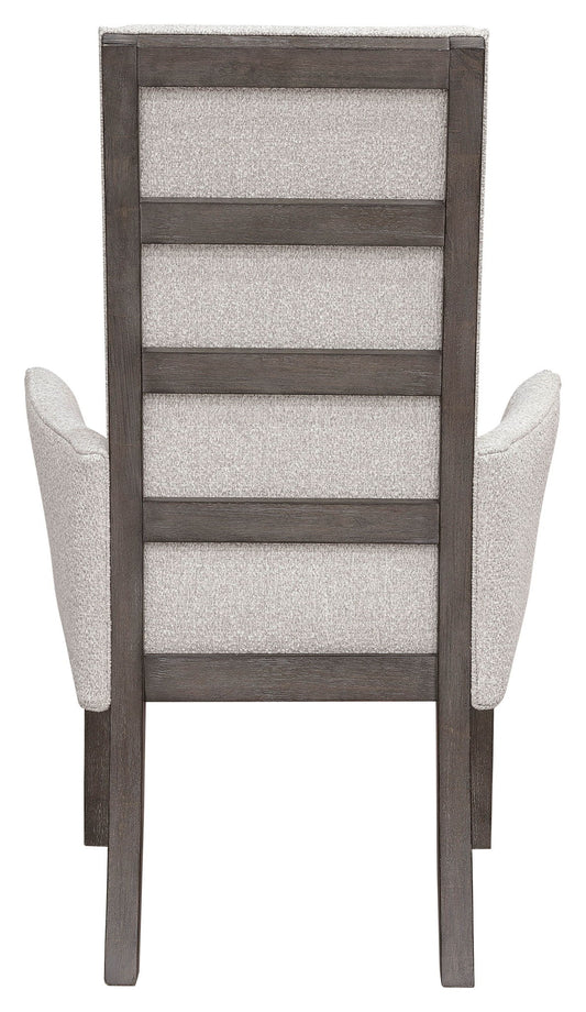 Anderson Park - Upholstered Arm Chair (Set of 2) - Moose Trail / Frontier Brown