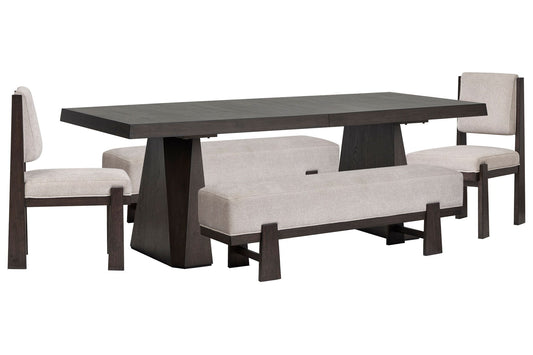 Tauren - Double Pedestal Dining Table Set