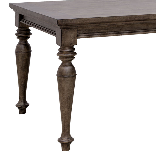 Woodbury - Leg Table - Cowboy Boots Brown