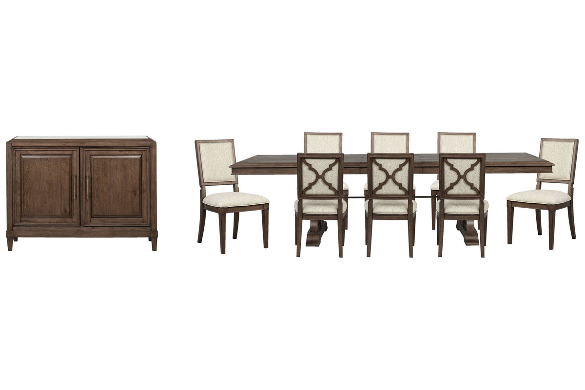 Jubilee - Extendable Trestle Dining Table Set