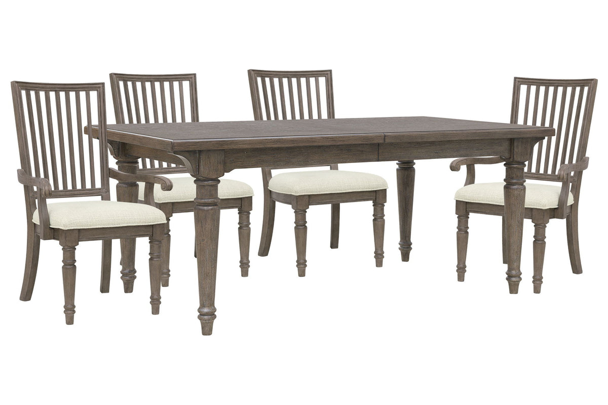 Madison Ridge - Extendable Leg Dining Table Set