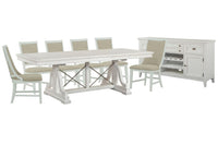 Heron Cove - Extendable Trestle Dining Table Set