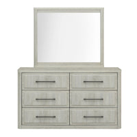 Modern Play - Dresser & Mirror - Natural White