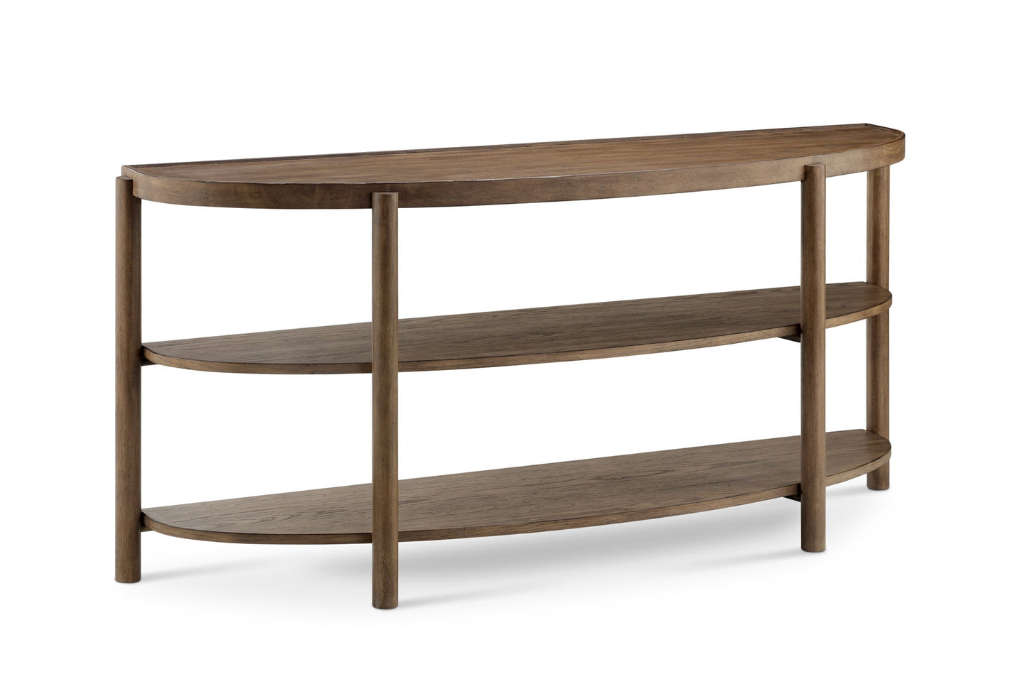 Hadleigh - Demilune Sofa Table - Honey