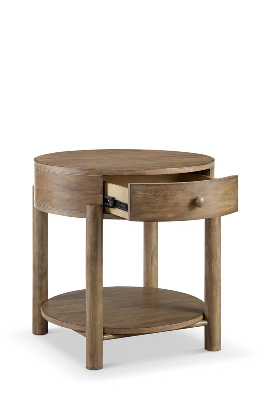 Hadleigh - Round End Table - Honey