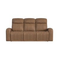 Side Kick - Sofa With Ddt, Wireless Charger, Cupholders And White Led Light - Simba Saddle