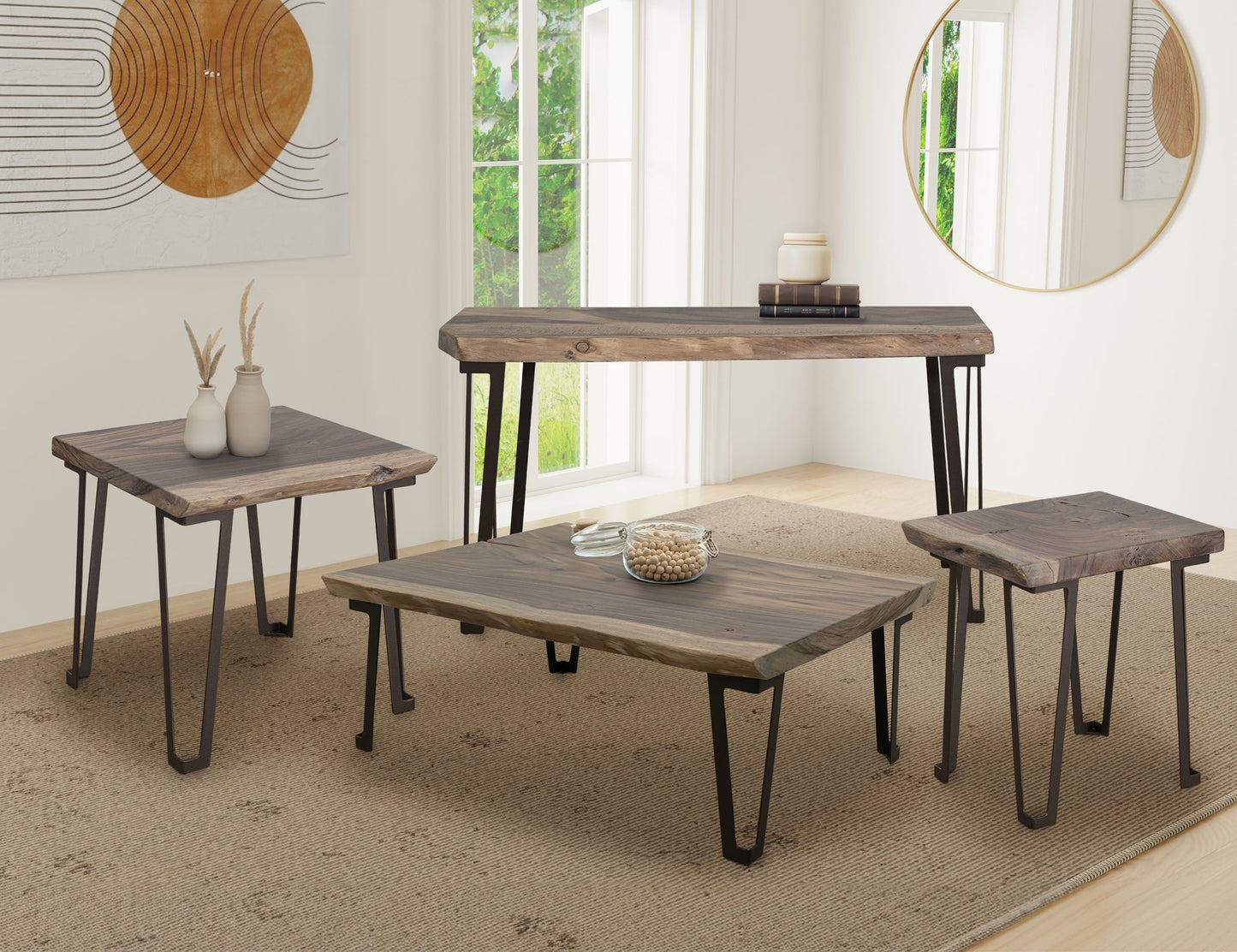 Natural Parota - Cocktail Table - Cappuccino Brown