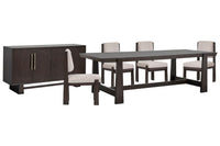 Tauren - Trestle Dining Table Set