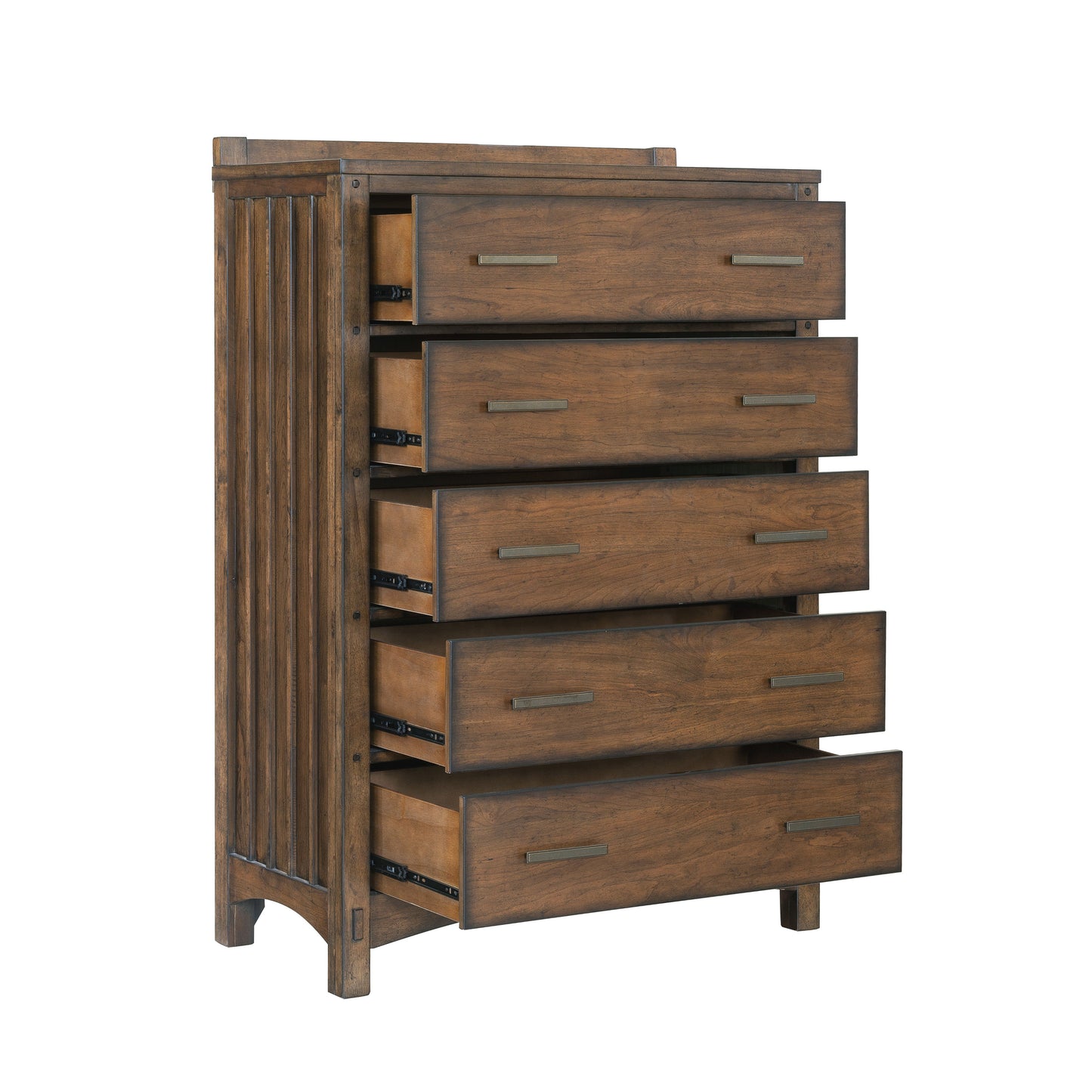 Seneca - 5-Drawer Chest - Brown