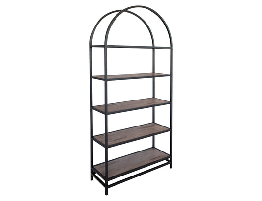 Blacksmith - Bookcase - Truffle Brown / Oil Black