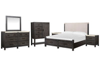 Plum Creek - Upholstered Panel Storage Bedroom Set