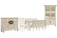 Newport - 7 Piece Extendable Rectangular Dining Table Set