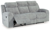 Buntington - Pewter - Reclining Sofa