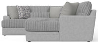 Titan - Sectional With Comfort Coil Seating And Accent Pillows