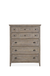 Paxton Place - Wood Drawer Chest - Dove Tail Grey