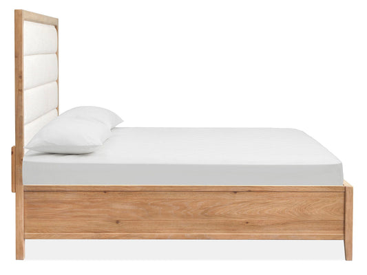 Somerset - Complete Panel Bed With Upholstered Headboard