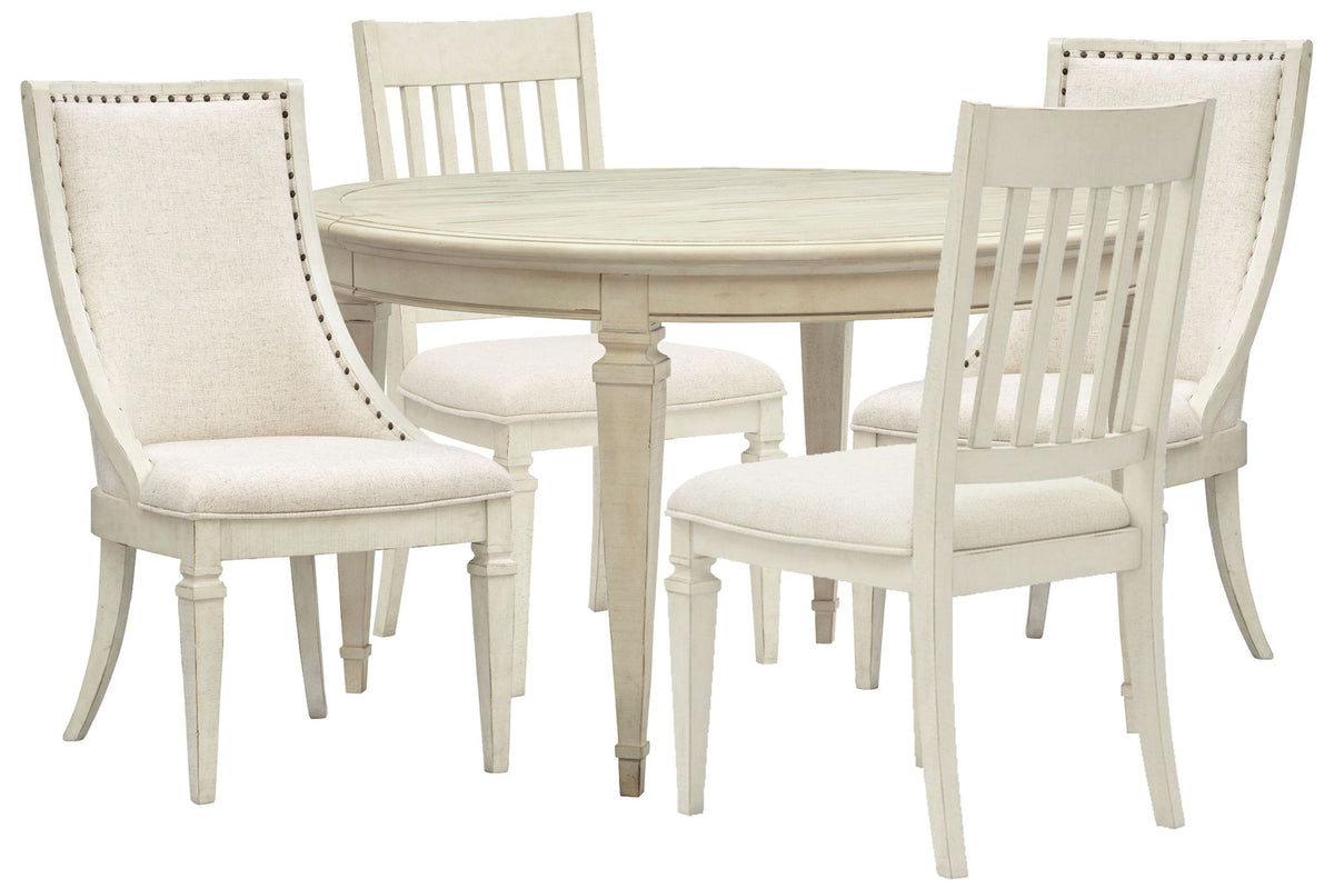 Newport - Extendable Round Dining Table Set
