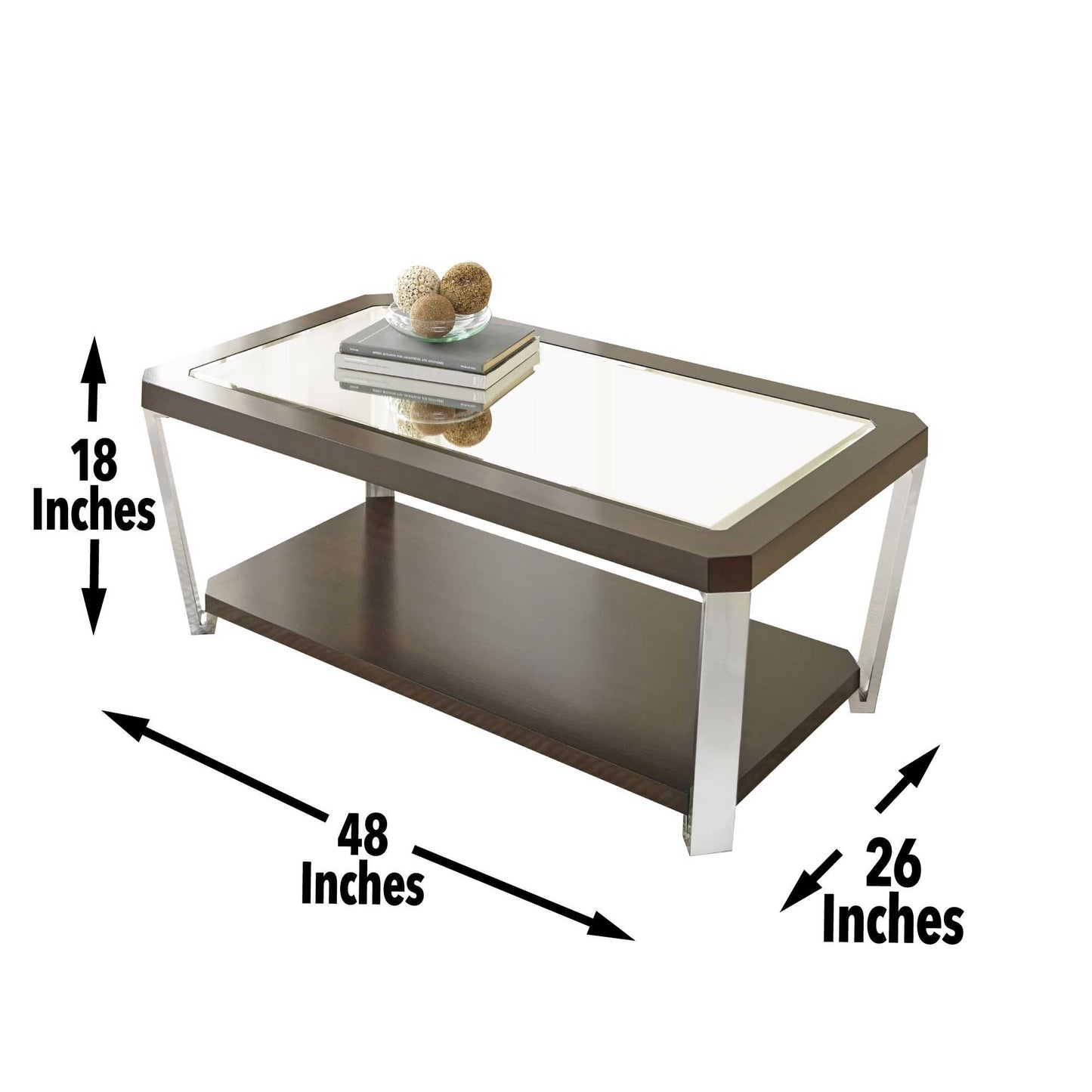 Truman - Cocktail Table - Brown