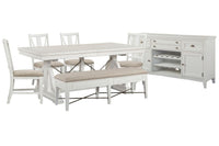 Heron Cove - Extendable Trestle Dining Table Set