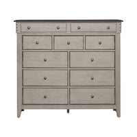 Ivy Hollow - 11 Drawer Chesser - Weathered Linen / Dusty Taupe