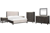 Plum Creek - Upholstered Panel Bedroom Set