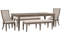 Lancaster - 5 Piece Extendable Rectangular Dining Table Set
