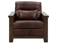 Walnut - Armchair - Brown