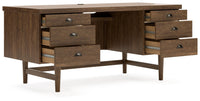 Austanny - Warm Brown - Home Office Desk