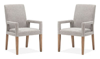 Lindon - Dining Arm Chair With Upholstered Seat & Back (Set of 2)