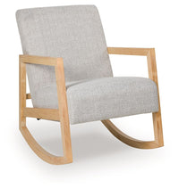 Wychworth - Gray / Natural - Accent Chair