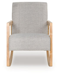 Wychworth - Gray / Natural - Accent Chair