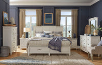 Willowbrook - Landscape Mirror - Egg Shell White With Slight Rub Through